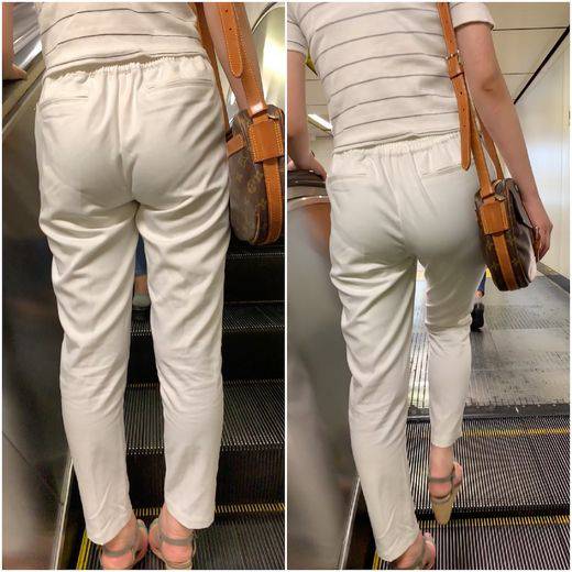 《今年ラスト！》　No.630【エスカから眺めるJDの着衣尻】　サンプル画像1