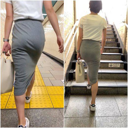 《鮮明な画質で浮き出るセレブ妻の美尻ヒップライン》 No.641【ご無沙汰だったスカート着衣尻・Part2】 サンプル画像2