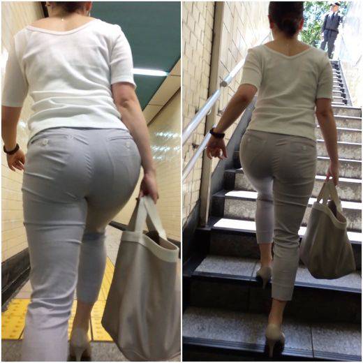 《Vol3・再認識するパンツスーツのエロさ!》 No.653【圧巻!!自分のお尻のエロさに気がつき振り返るOLさん】 サンプル画像2