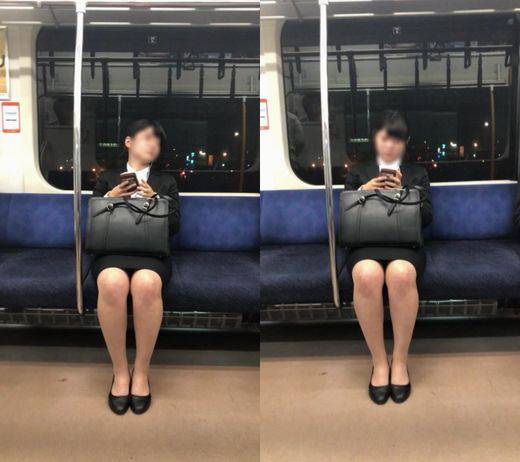 就活で疲れたリクスー観察　サンプル画像2