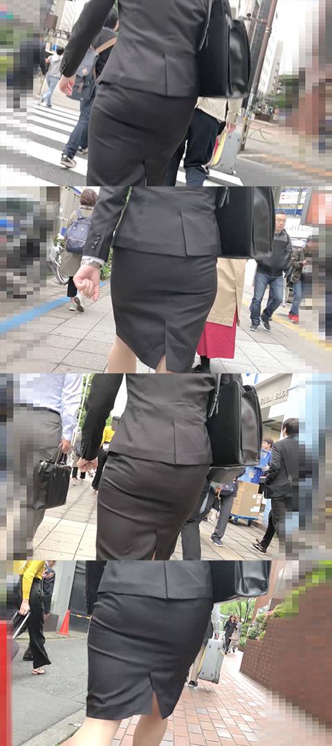 【FHD 60fps】女子大生のお尻：ちょっとあか抜けない感じの子のリクスー尻　サンプル画像1