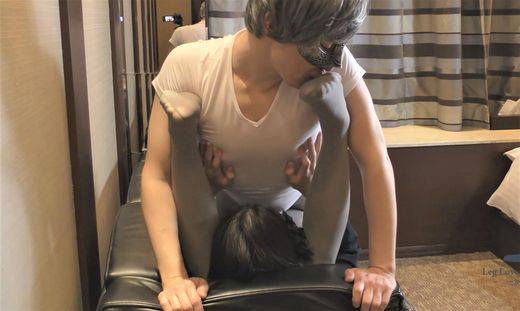【グレータイツ】【スマタ射】【清楚系】タイツ美女の足指を舐めつくす【めぐみ26才 CA 167cm 後編】【初登場!】【個撮】 サンプル画像3