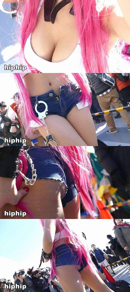 【超高画質フルHD動画】コスプレの名目で体を撮られたい願望がハンパない露出狂変態女達NO-2　サンプル画像1