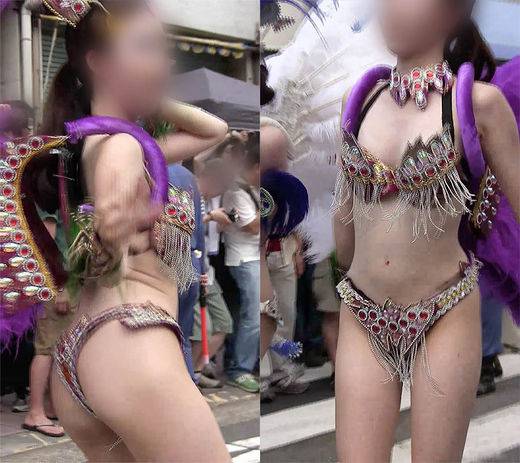 スノーホワイト美肌にしなやかクールビューティーな女子大生サンバダンサー　サンプル画像1