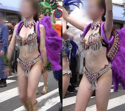 スノーホワイト美肌にしなやかクールビューティーな女子大生サンバダンサー　サンプル画像2
