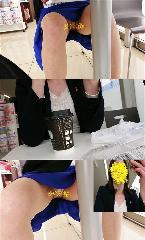 会社の同僚を食事休憩中にパンチラ撮影! vol. 9&12 サンプル画像2