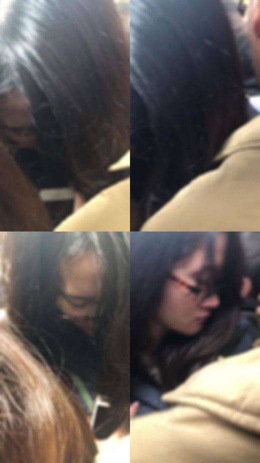 前から痴漢被害にあうお姉さん　サンプル画像2