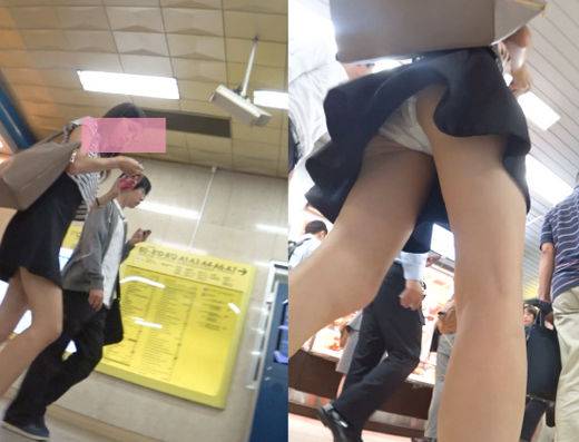 新フルHD高画質パンチラ逆さ撮り186　怒涛の15人のパンチラ！！超多人数オムニバスすぺしゃる　サンプル画像2