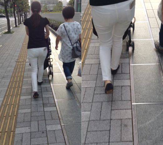 デカ尻白ピタパンツOLさん4態 PART3　サンプル画像2