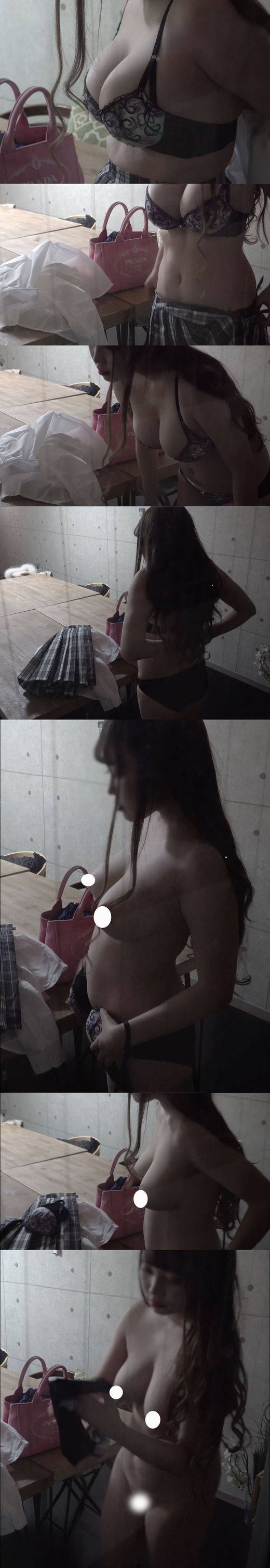 【4K爆巨乳JKちゃん】盗撮!生着替え!生爆乳! サンプル画像2
