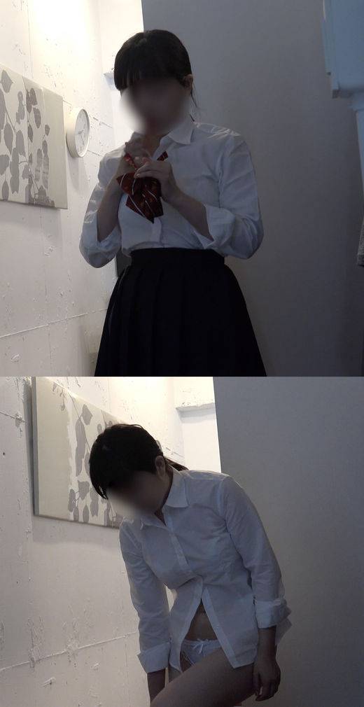 【4K清純系女子◯生2】第二弾!親戚の娘学校帰りの着替え!盗撮! サンプル画像1