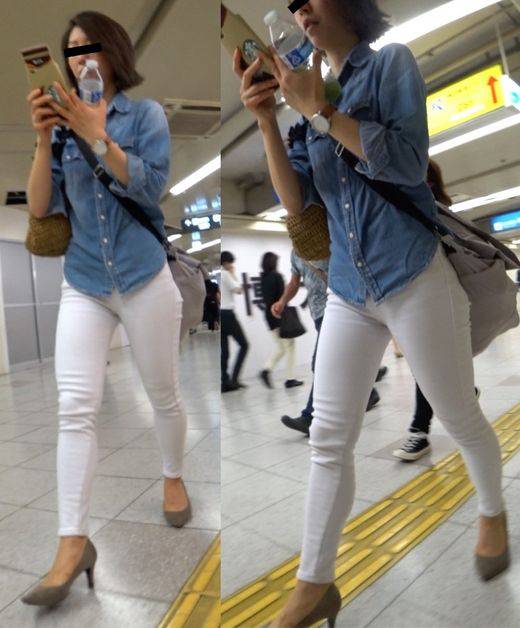 激アツおかず24（驚愕のフロントエロスな美脚OL様！フロントで抜ける）&ensp;　サンプル画像2