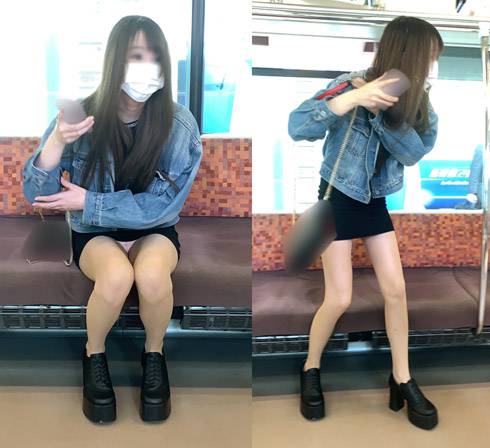 パンチラを警戒するも何度も白パンツを見せてしまうドエロいお姉さん(其の四) サンプル画像2