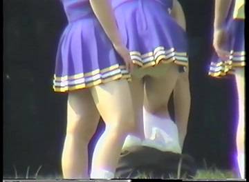 美女チア 生パン→アンスコチェック サンプル画像1