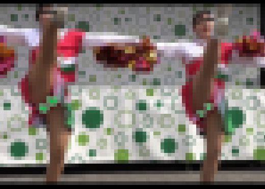 【4K高画質】チア24 元気いっぱい桃天使のチアダンスPart.1【癒し】 サンプル画像2