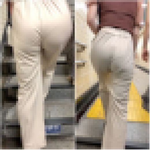 《夏休み満喫中のJDのぷるぷるお尻》 No.1112【お尻の形が良くわかる極薄生地のストレートパンツ】 サンプル画像1