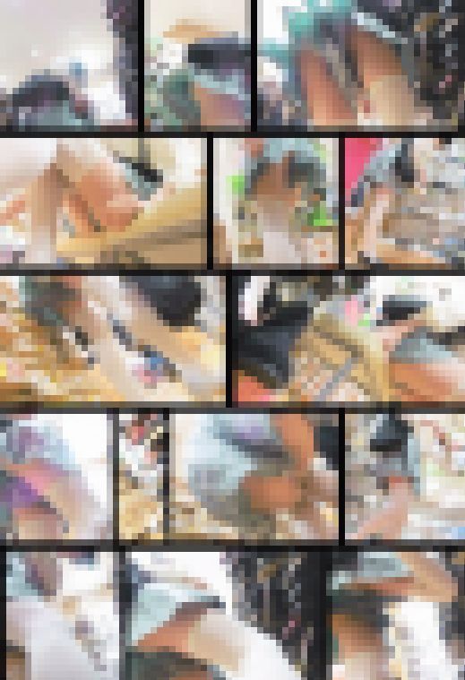 白ニーソロリ美少女♥︎がばがばキュロットの隙間から白ぱんつモロ見え盗撮　サンプル画像1
