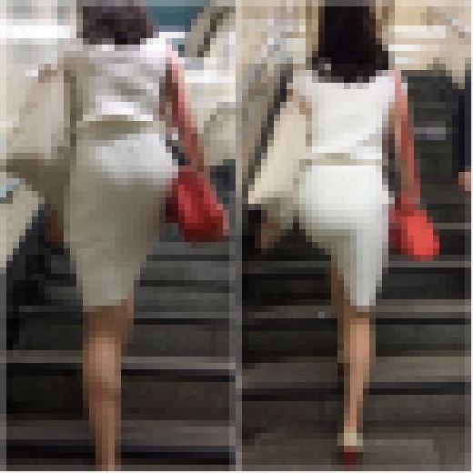 《清純派JDの真っ白コーデ》 No.1155【美しさとエロスの融合した着衣尻】　サンプル画像1