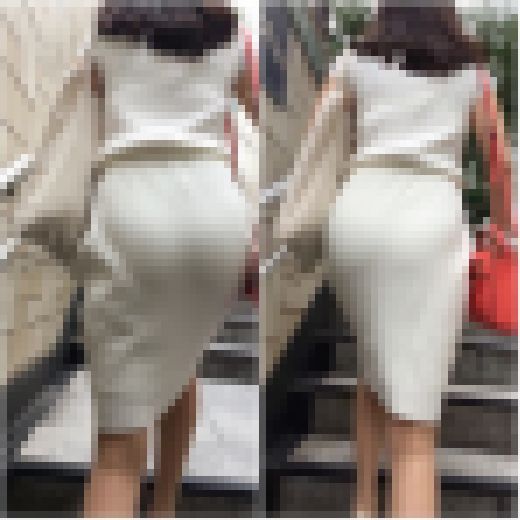 《清純派JDの真っ白コーデ》 No.1155【美しさとエロスの融合した着衣尻】　サンプル画像3