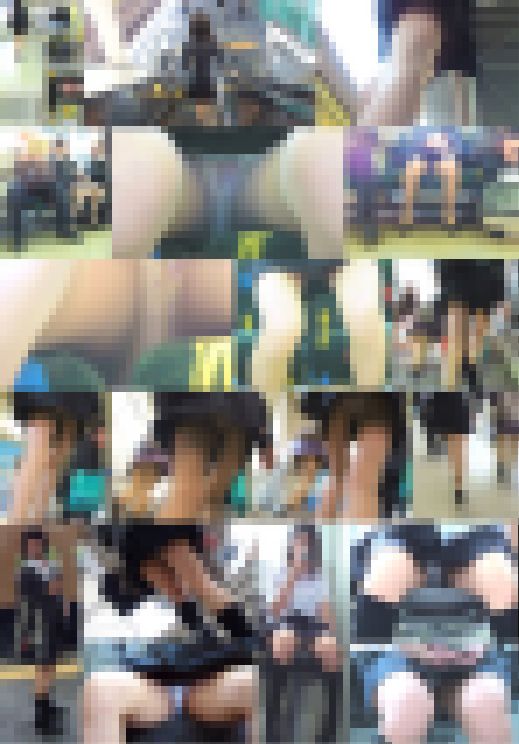 【電車盗撮Pチラ9本お得SET】ミニスカ女子盗撮パンチラ動画SPセット サンプル画像2