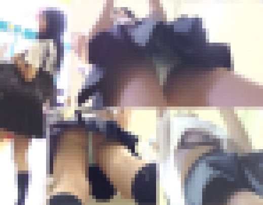 黒髪美少女可愛いパンツとセーラー服の隙間からブラも丸見え!食い込み直す時の尻肉の揺れまで捉えました!白猫作品vol,09 サンプル画像2