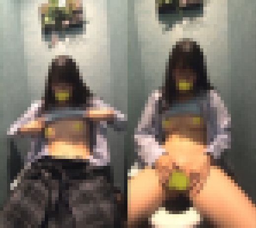 デパートのトイレでこっそりオナニーしちゃうJ〇⑱　サンプル画像1