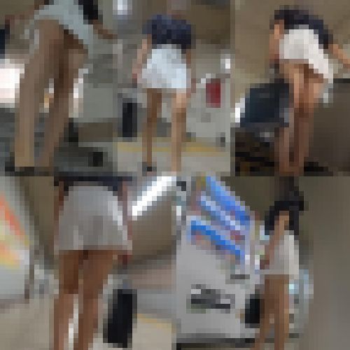 【お姉さんのスカートの中の秘密】☆豊満なお尻肉に埋もれたTバック! サンプル画像1