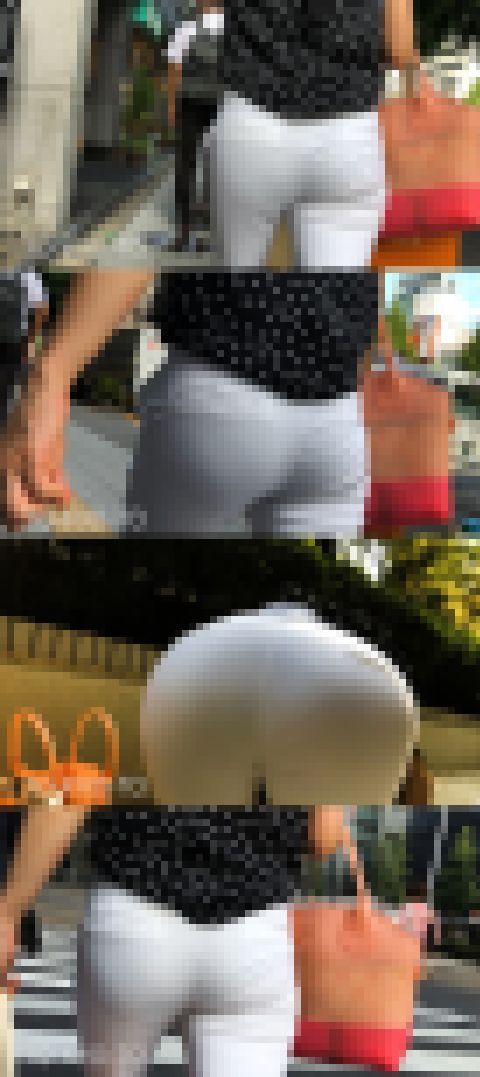 【FHD 60fps】お姉さんのお尻：水色パンツが透け透け①　サンプル画像1