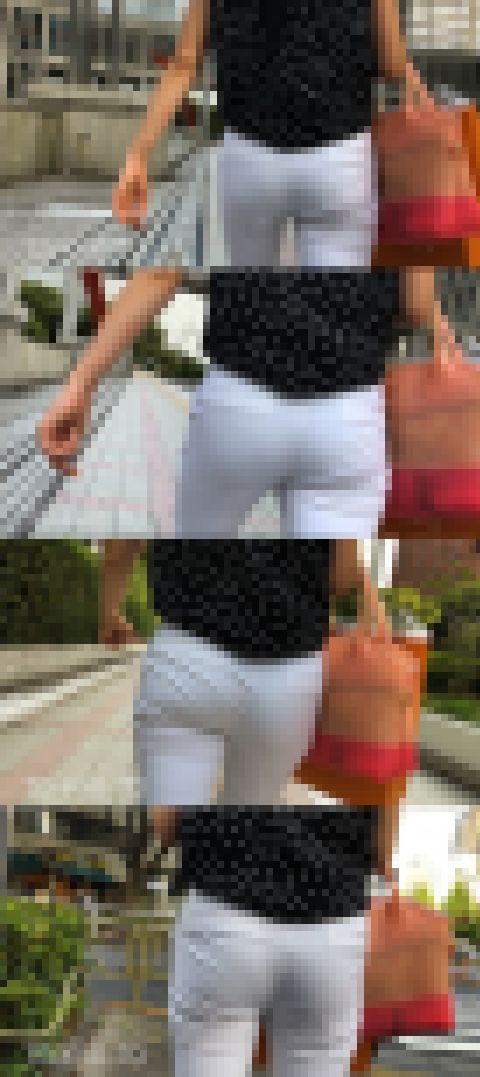 【FHD 60fps】お姉さんのお尻：水色パンツが透け透け①　サンプル画像2