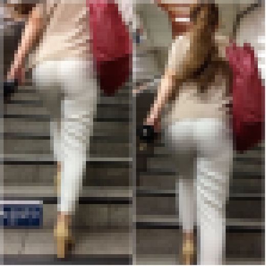 《長い階段２発！！》 No.1195【アラサー人妻キャリアウーマンのもの凄く透ける着衣尻】　サンプル画像1