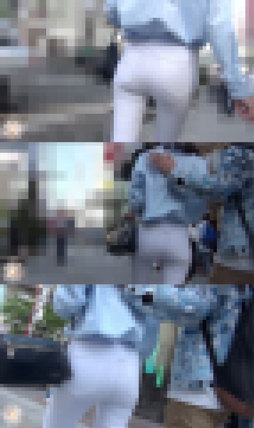 【FHD高画質】彼氏とデートの正統派白レギパン　サンプル画像2