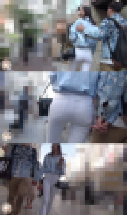 【FHD高画質】彼氏とデートの正統派白レギパン　サンプル画像3