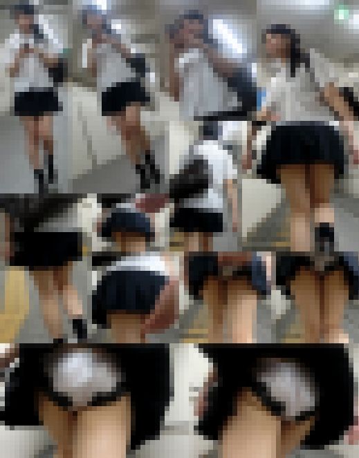【鬼畜スカートめくりvolx47】～めくられ生尻パンツモロ出しのパンチラ盗撮〜　サンプル画像1