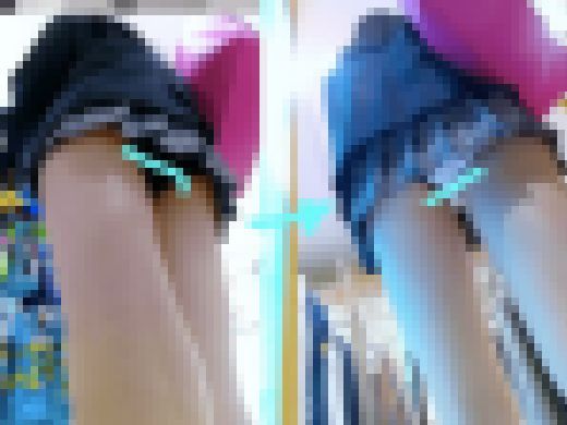 黒パン脱いで純白を晒すJちゃん　サンプル画像3