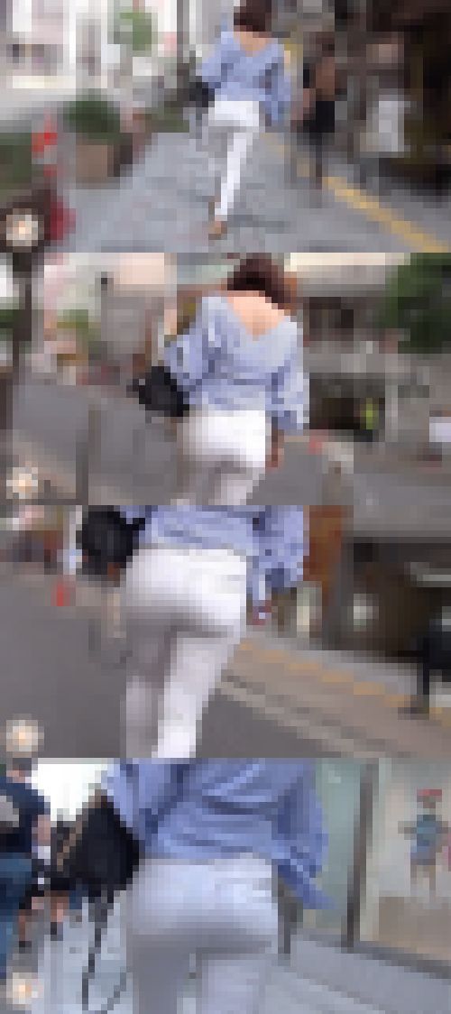 【FHD高画質】白のパンツとフルバック ムッチリセレブ　サンプル画像1