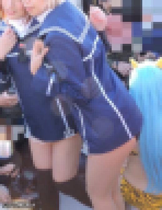 コスプレ2017冬上から下から至近距離で大勢に囲まれ撮影【動画】イベント編 3847 サンプル画像1