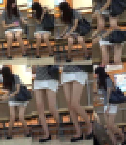 清楚な美少女のお顔も無防備パンツもたっぷり盗撮！生パンツ堪能極上対面ぱんちら　サンプル画像3
