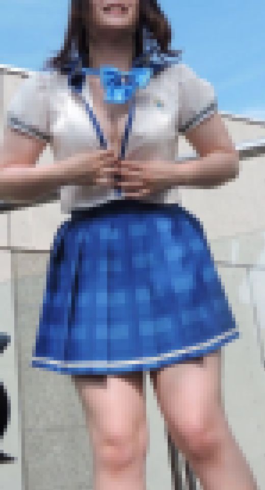 コスプレ2018夏自らボタンを外しおっぱいを見せます【動画】イベント編 4802　サンプル画像1