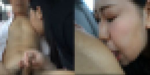 ブサイク、デブ、車内フェラでゴックン　サンプル画像1