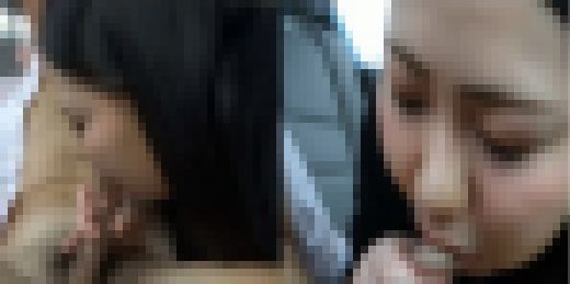 ブサイク、デブ、車内フェラでゴックン　サンプル画像2