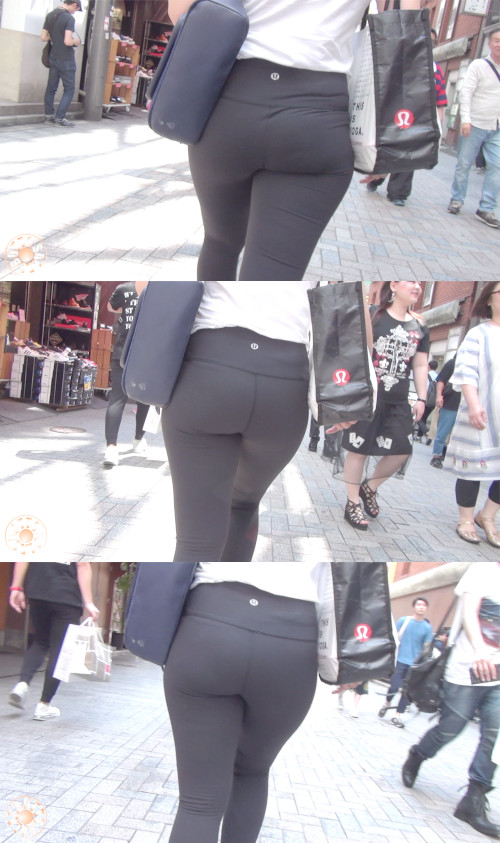 【FHD高画質】ムッチムチヨガパン 出勤前のお買い物 サンプル画像1