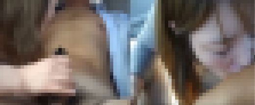 現役デリのシンママ、車内フェラでゴックン　サンプル画像1