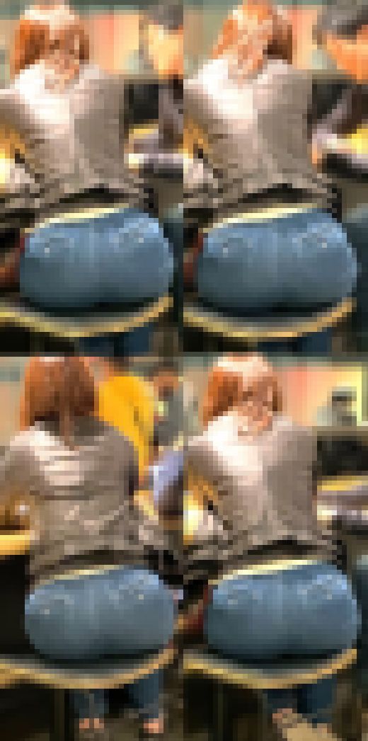 ピチピチジーンズヒップ170_ムチムチデニムで突き出し！エロ巨尻お姉様♪　サンプル画像1