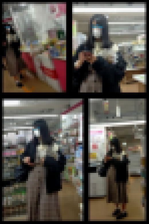 【スマホで逆さ撮り63】スタイル抜群美少女 冬なのに生脚でがっつり生パンティ撮られる【素人盗撮】 サンプル画像2