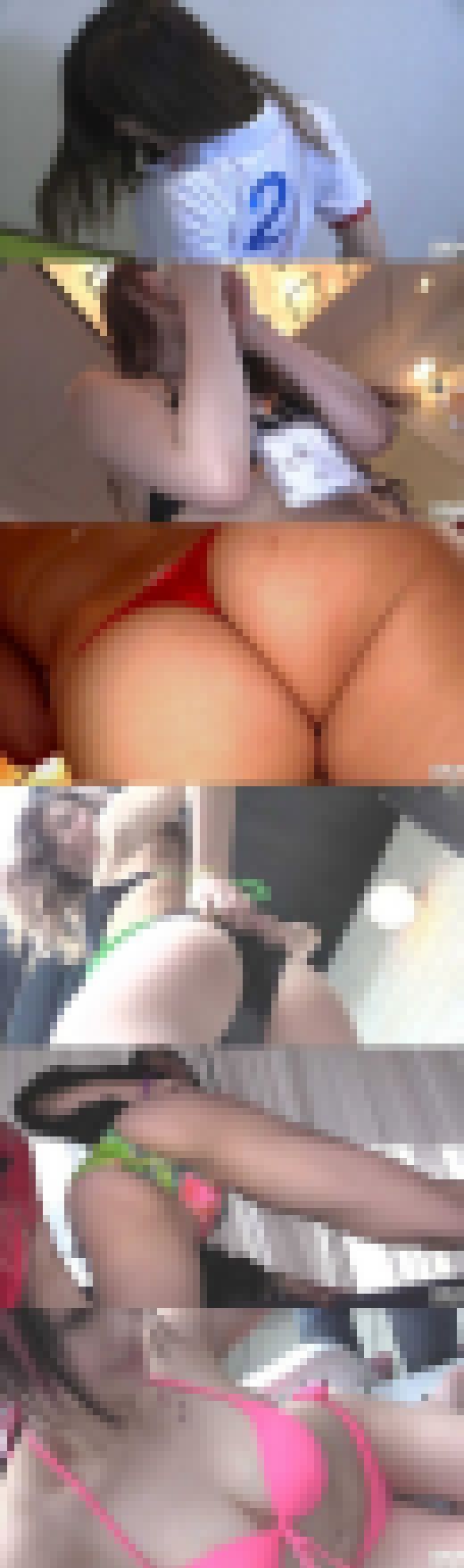 【横流し】黒い撮影会19[マイクロビキニむりやり着用現場！フンドシ風パンティでツン立ち乳首がイイ］　サンプル画像3