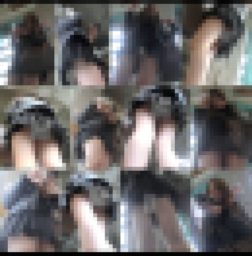 駅構内でモデル系美女が前屈みして生尻モロ出しパンチラ！めくり&パンチラ盗撮動画FHD　サンプル画像2