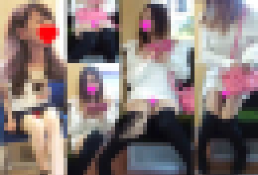《電車盗撮2本セット》美少女達の丸見えパンチラ盗撮動画2セット　サンプル画像2