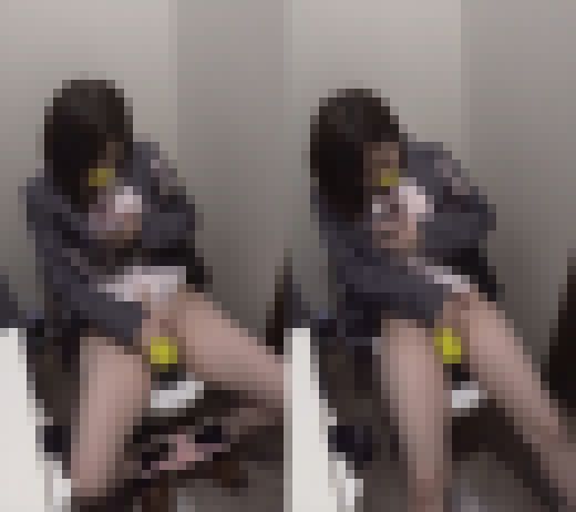 デパートのトイレでこっそりオナニーしちゃうJ〇㊸ サンプル画像2