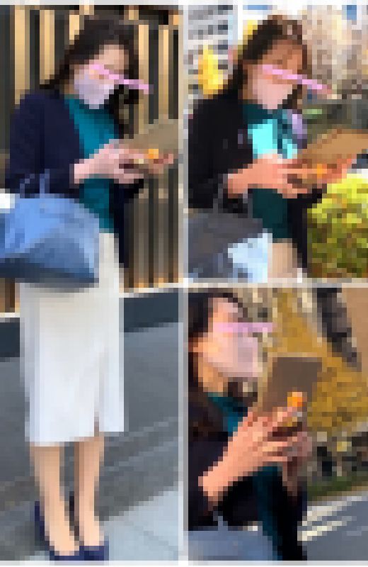 【ムッチリエロOLの歩行】商談に向かうエロいタイトスカートの女！透け透けパンティーラインが最高にエロい！【532】　サンプル画像1