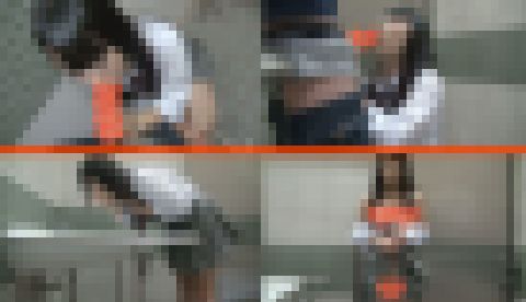 夏盛り女子○生【24】美少女降臨！！自らM字で綺麗なオマ○コくぱぁ～！不慣れっぽい丁寧なフェラでお口にドピュ～ｗ　サンプル画像2